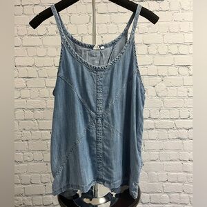 GAP Light Blue Denim Tank Top
